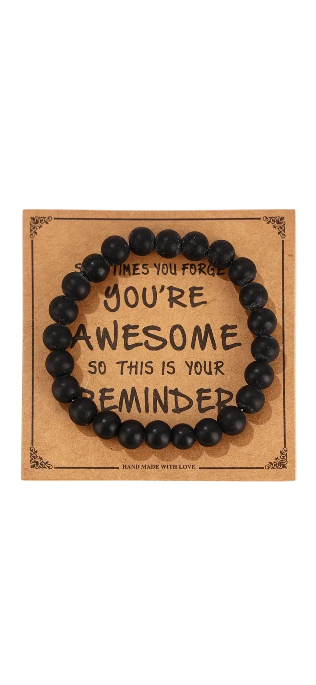 You’re Awesome beaded bracelet