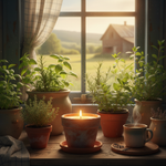 Rustic Herb Garden Candle