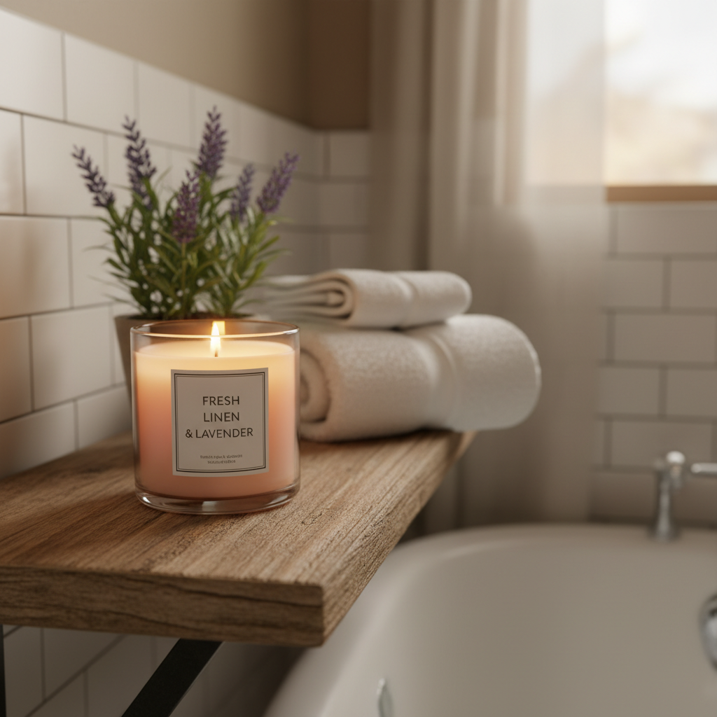 Fresh Linen & Lavender Candle