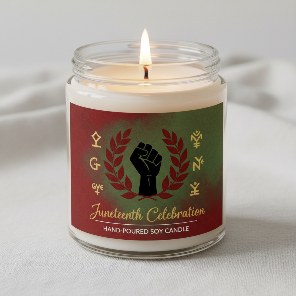 Juneteenth Candle