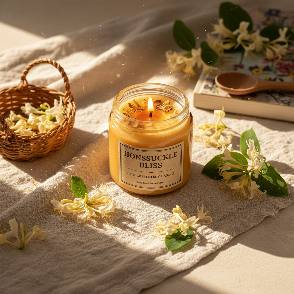 Mini Honeysuckle Vine Candle - Lifestyle