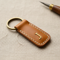 Personalized Leather Keychain
