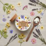 Wildflower Meadow Soy Candle - Flatlay